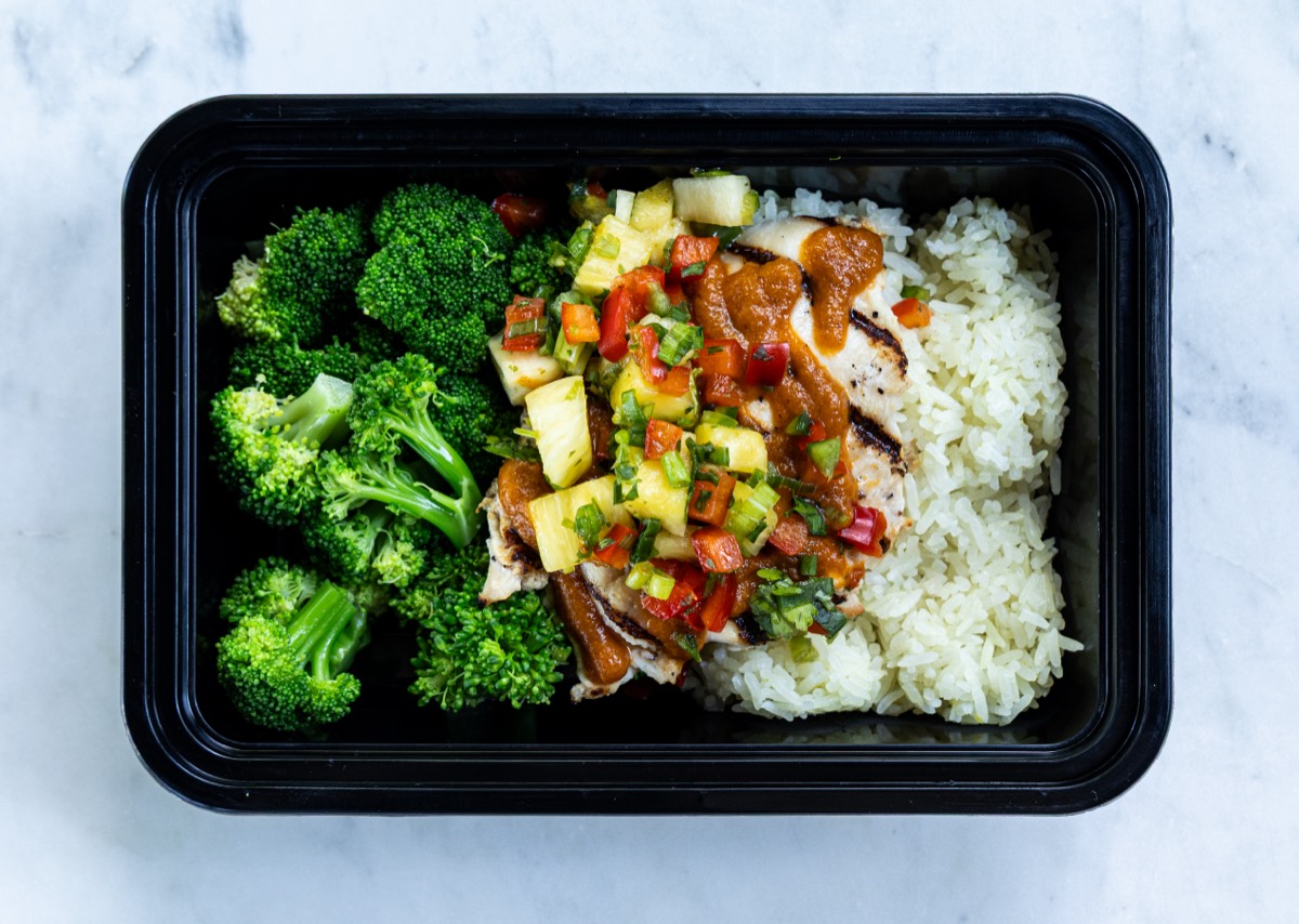 Pineapple Curry Chicken with Broccoli